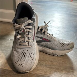 Brooks Gray and Pink Athletic Shoes